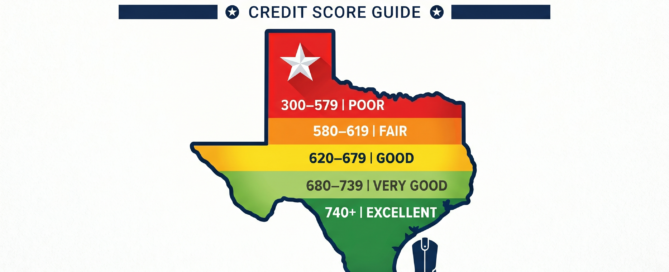 Credit score ranges to buy a house in Texas