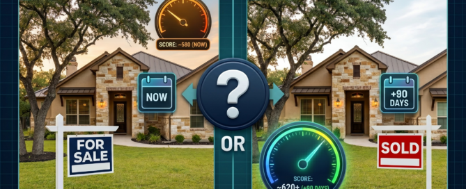 580 credit score Texas home buyer decision: buy now or wait